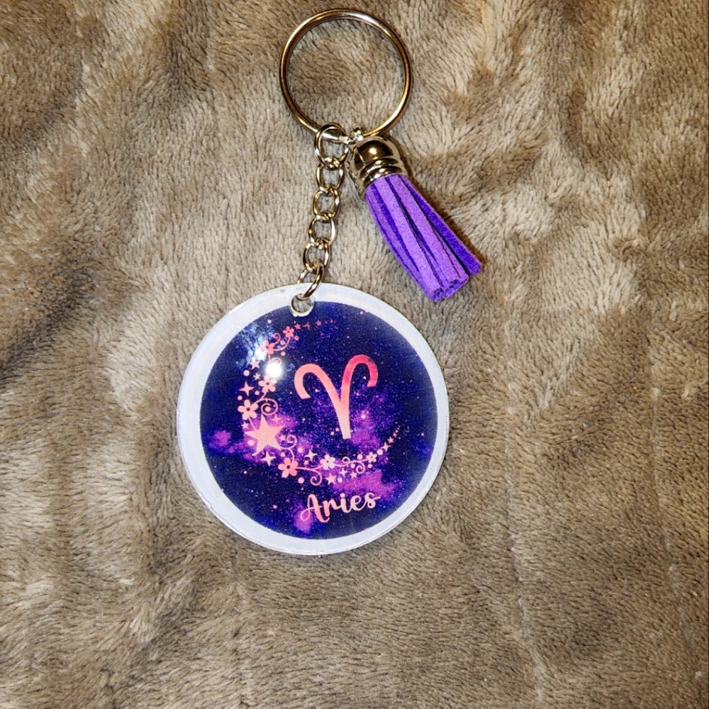 Handmade Acrylic Sublimated Keychain
